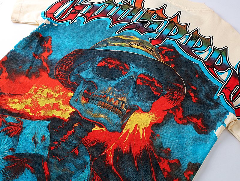 Godspeed Skull Graphic Short-Sleeve T-Shirt — detail
