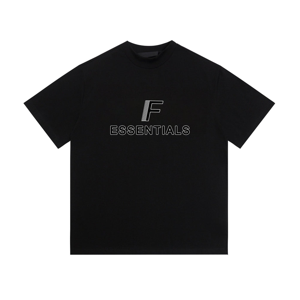 ESSENTIALS F-Letter Embroidered Graphic T-Shirt — hero