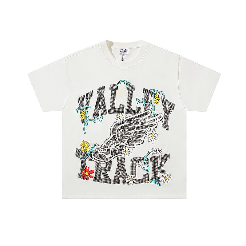 VALE USA Rhinestone Graphic Short-Sleeve T-Shirt — hero