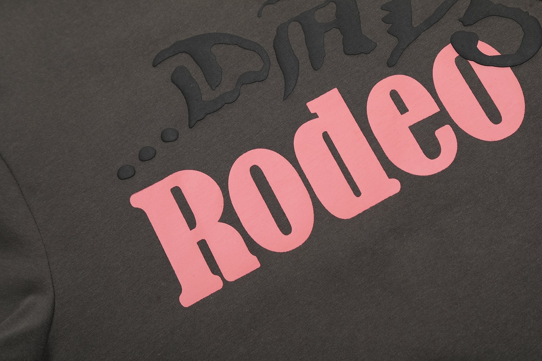 Sp5der Charcoal Front Graphic T-Shirt — detail