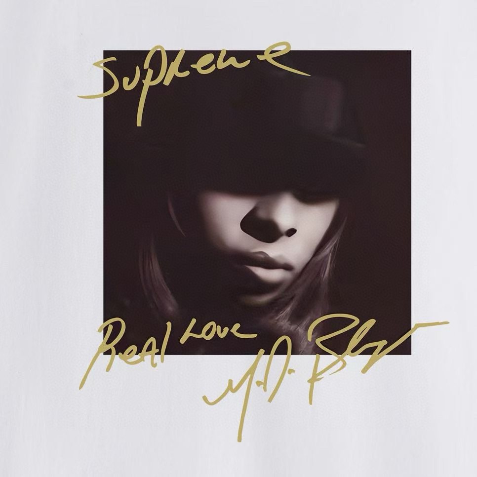 Supreme Portrait Signature Graphic T-Shirt — detail