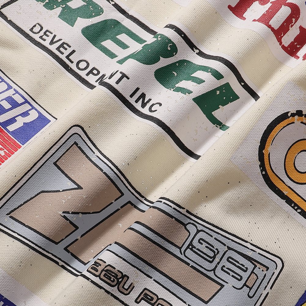 BKYS Revival Evil Racer Cropped Graphic T-Shirt — detail