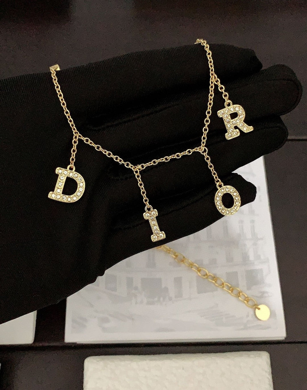 Dior 30 Montaigne 18K Gold Necklace