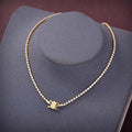 Celine Crystals 18K Gold Necklace