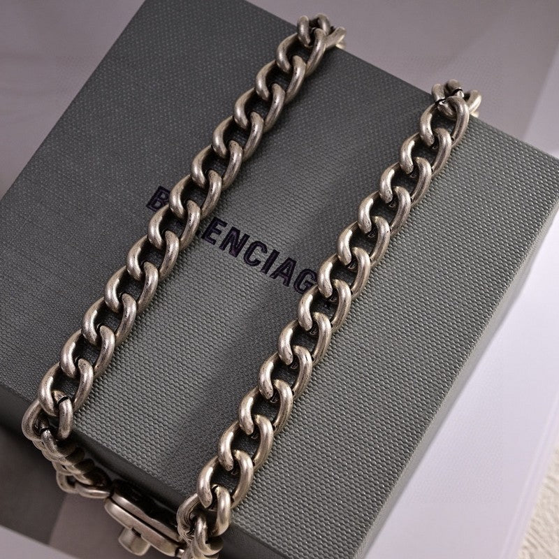 Balenciaga Monaco Chain 18K Gold Necklace