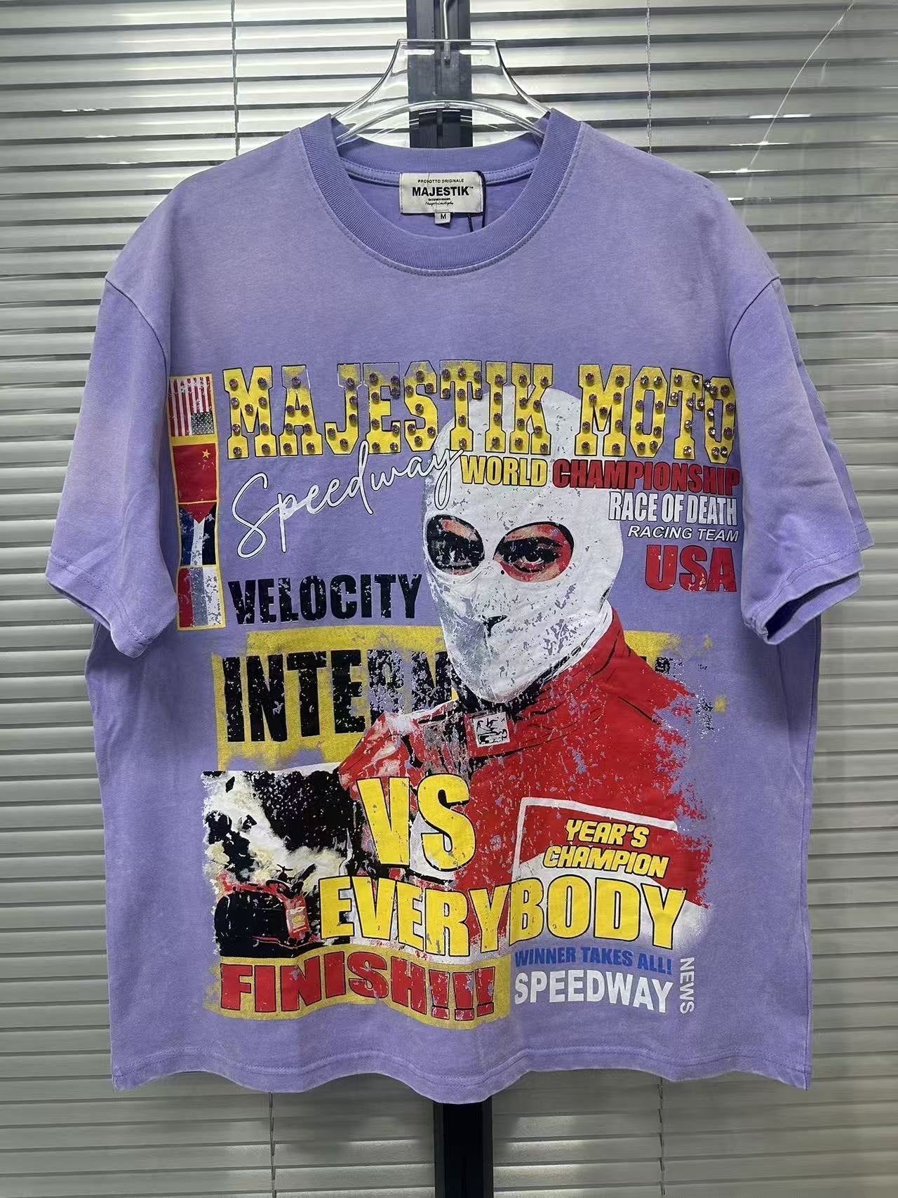 MAJESTIK Racing Moto Graphic T-Shirt — context