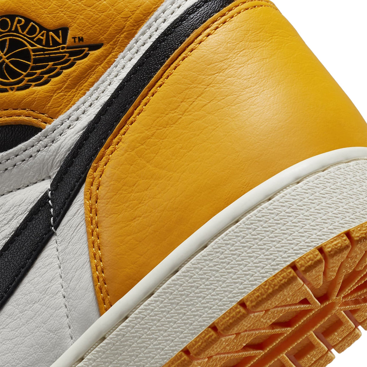 Air Jordan 1 Retro High OG Yellow Toe Taxi Sneakers
