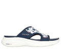 Contour Foam Sandal - Cozy Fit Americana Aura, WHITE / NAVY