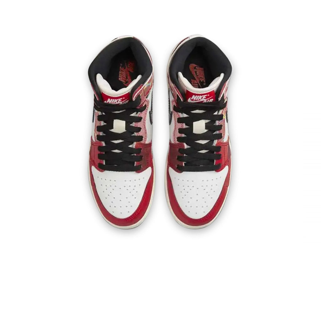 Air Jordan 1 Retro High OG Spider-Man Across The Spider-Verse (GS) Sneakers - Red