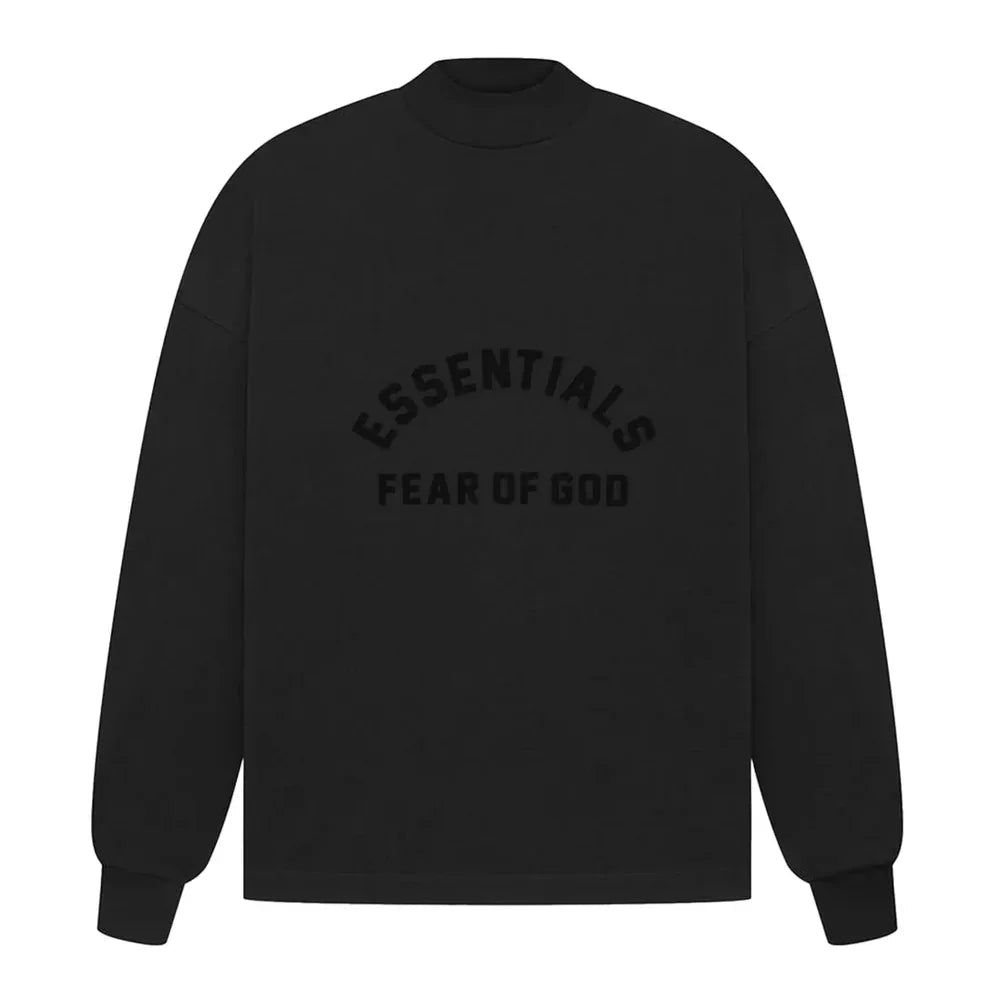 Fear of God Essentials Long Sleeve T-Shirt Jet Black