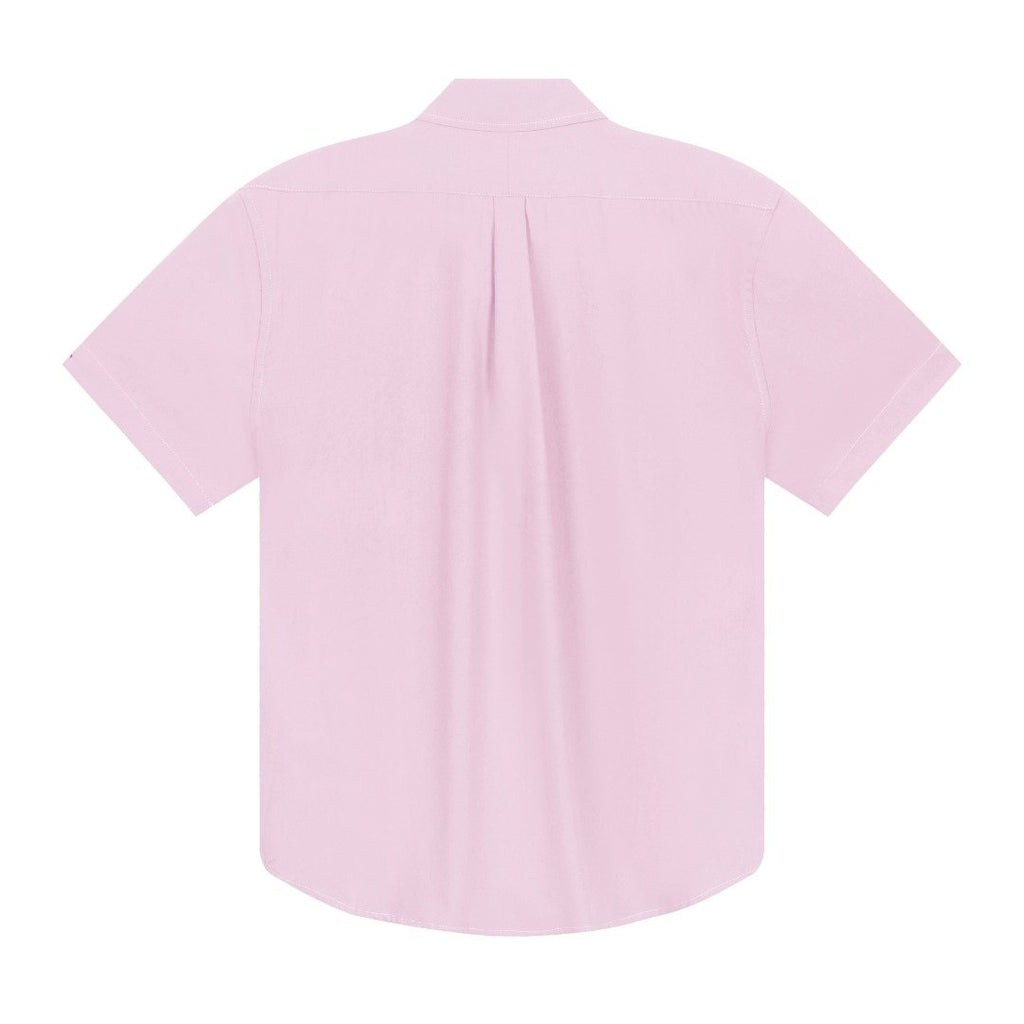 Test2-Ralph Lauren Oxford Short-Sleeve Button-Front Shirt — back